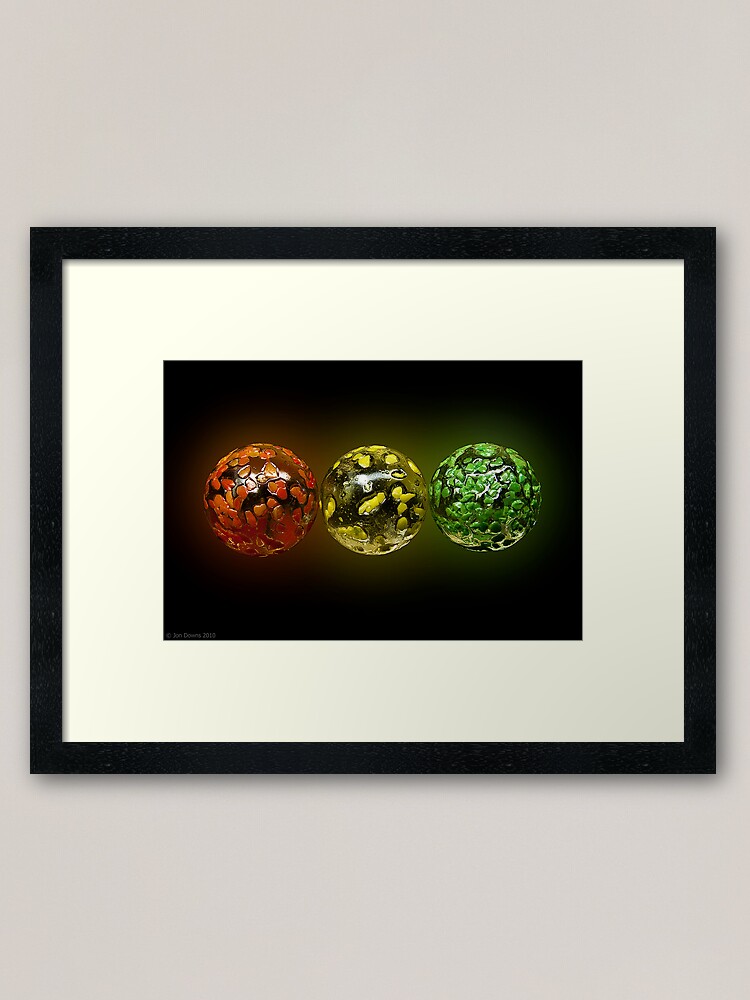 Alternate view of three Framed Art Print