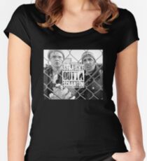 Straight Outta Scranton Women's Fitted Scoop T-Shirt
