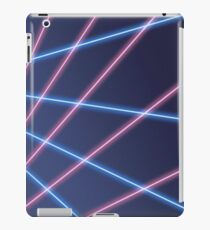 80s Laser Background iPad Case/Skin