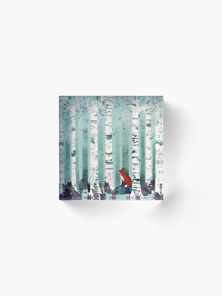 Alternate view of The Birches Acrylic Block