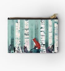 The Birches Zipper Pouch