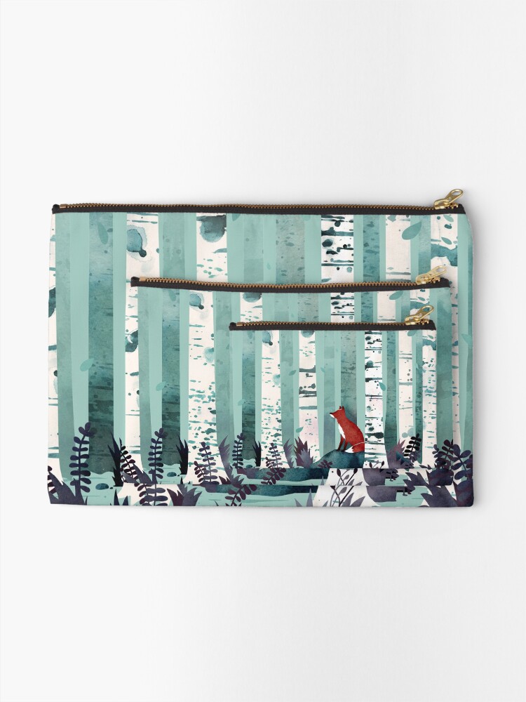 Alternate view of The Birches Zipper Pouch