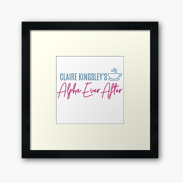 Alpha Ever After Framed Art Print