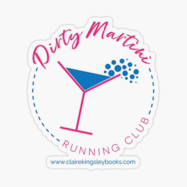 Dirty Martini Running Club Transparent Sticker