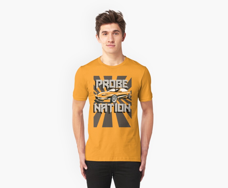 Ford probe gt logo shirt l black shirt #6