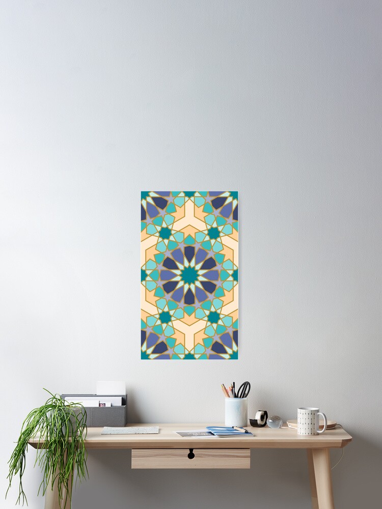 Alternate view of Geometric Pattern: Arabic Tiles: Dream Poster