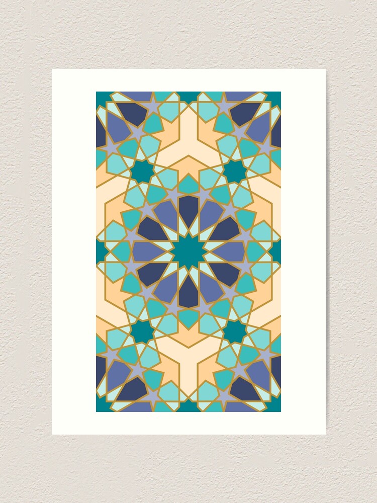Alternate view of Geometric Pattern: Arabic Tiles: Dream Art Print