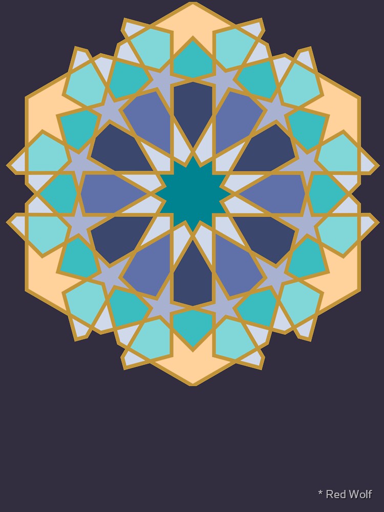 Geometric Pattern: Arabic Tiles: Dream by redwolfoz