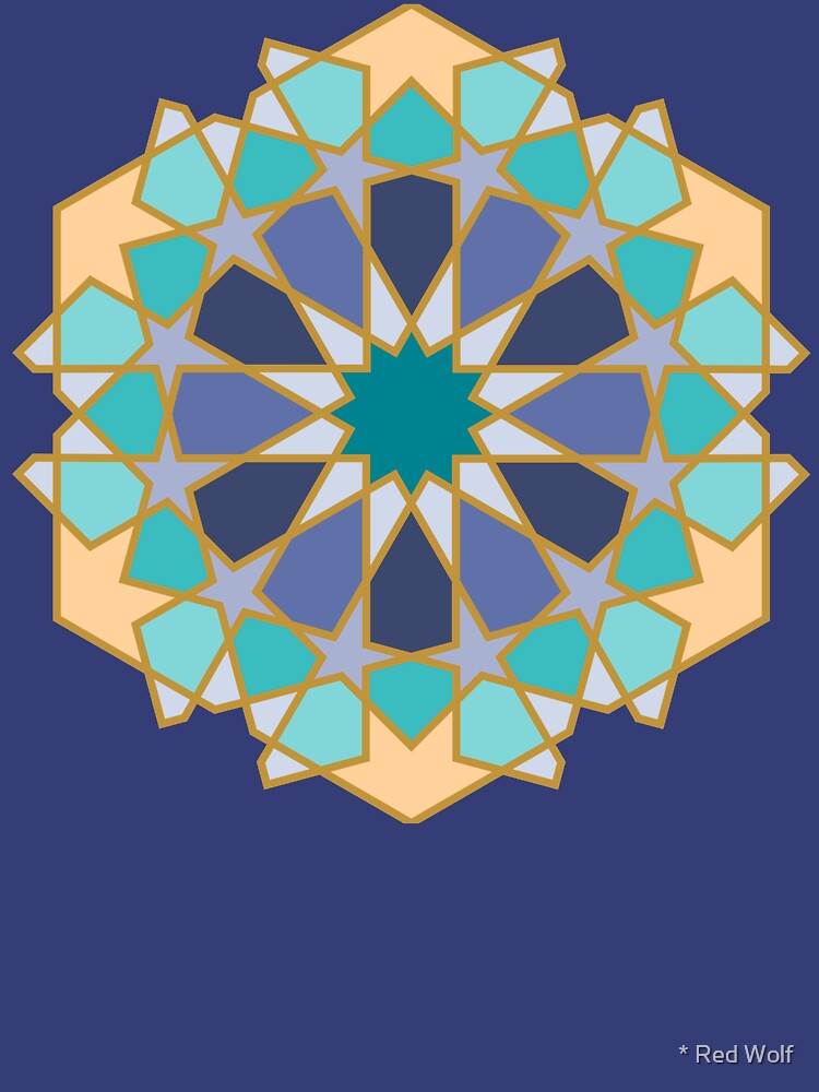 Geometric Pattern: Arabic Tiles: Dream by redwolfoz