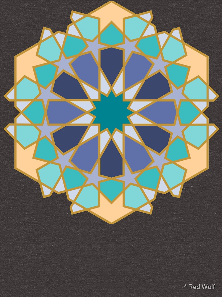 Geometric Pattern: Arabic Tiles: Dream by redwolfoz