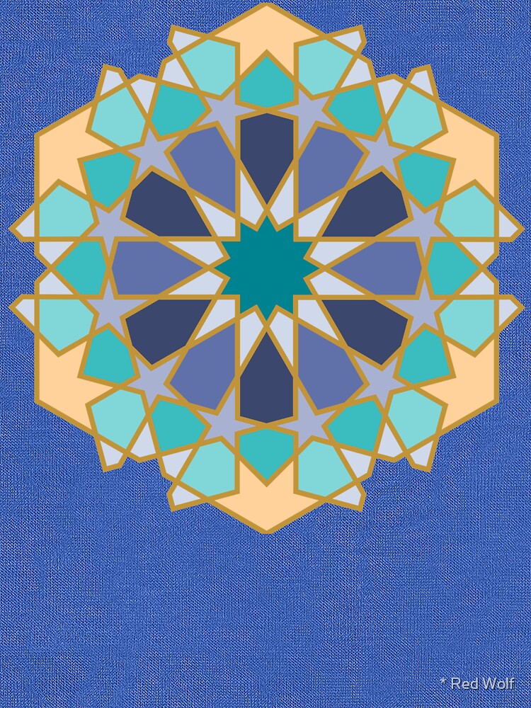 Geometric Pattern: Arabic Tiles: Dream by redwolfoz