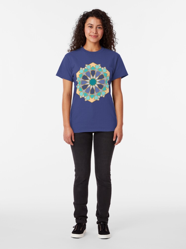 Alternate view of Geometric Pattern: Arabic Tiles: Dream Classic T-Shirt