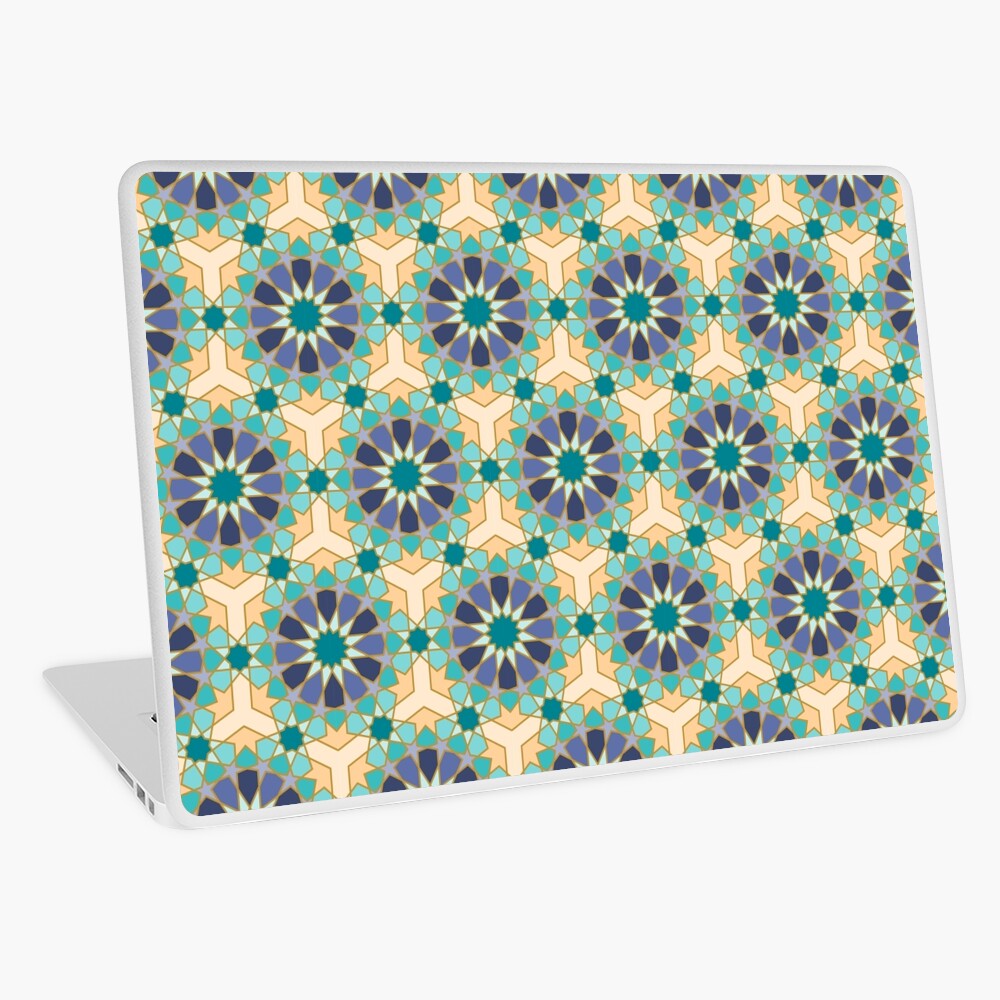 Geometric Pattern: Arabic Tiles: Dream Laptop Skin