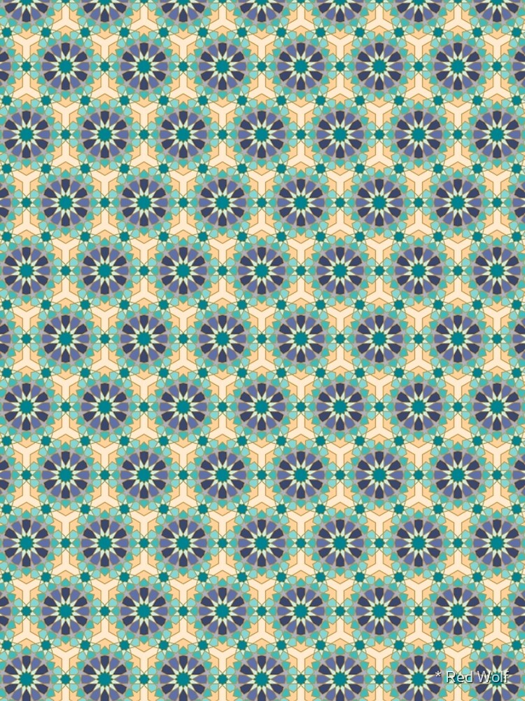 Geometric Pattern: Arabic Tiles: Dream by redwolfoz