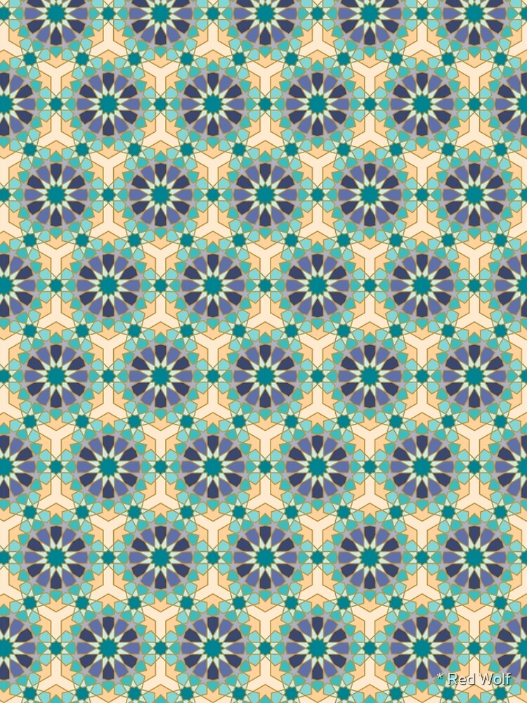 Geometric Pattern: Arabic Tiles: Dream by redwolfoz