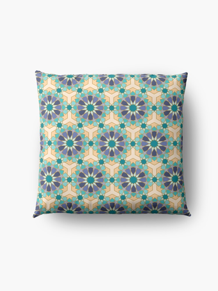 Alternate view of Geometric Pattern: Arabic Tiles: Dream Floor Pillow