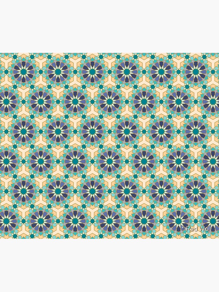 Geometric Pattern: Arabic Tiles: Dream by redwolfoz
