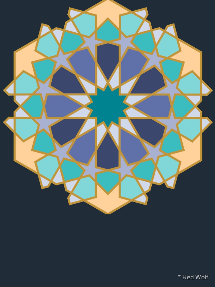 Geometric Pattern: Arabic Tiles: Dream by redwolfoz