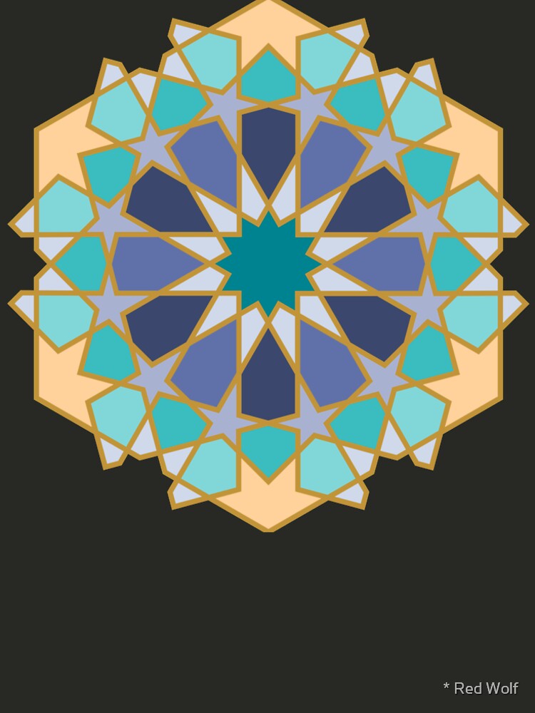 Geometric Pattern: Arabic Tiles: Dream by redwolfoz