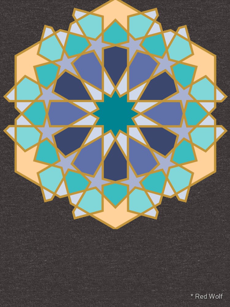 Geometric Pattern: Arabic Tiles: Dream by redwolfoz
