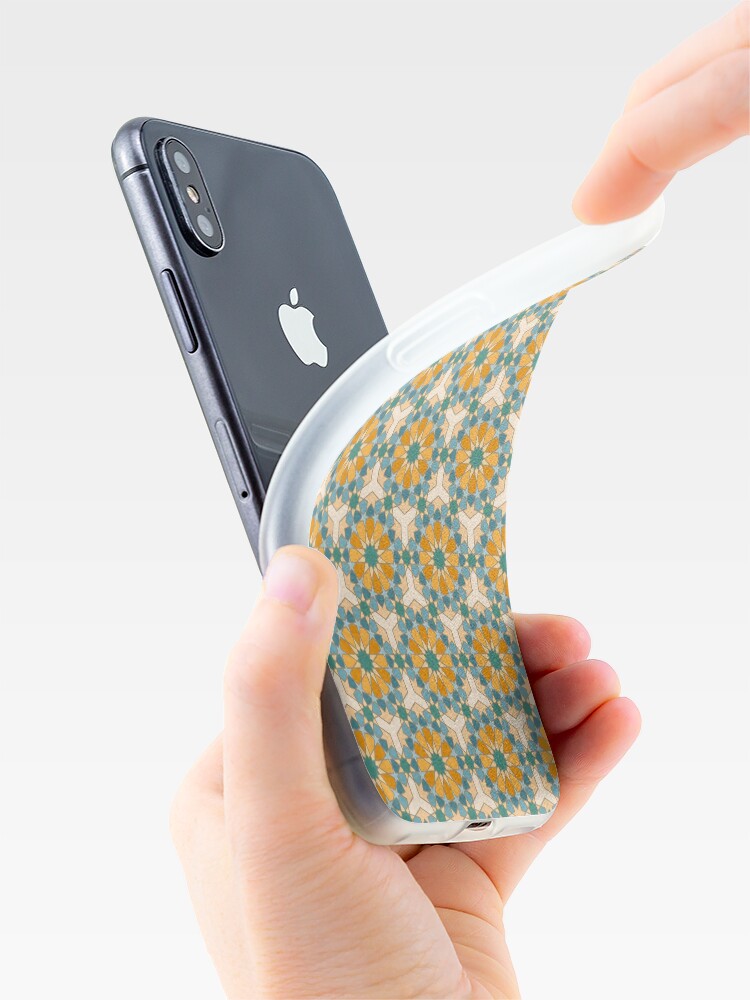 Alternate view of Geometric Pattern: Arabic Tiles: Lily iPhone Case & Cover