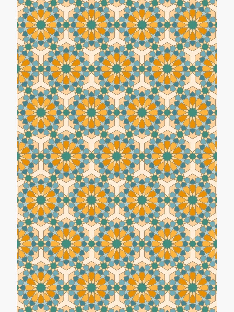 Geometric Pattern: Arabic Tiles: Lily by redwolfoz