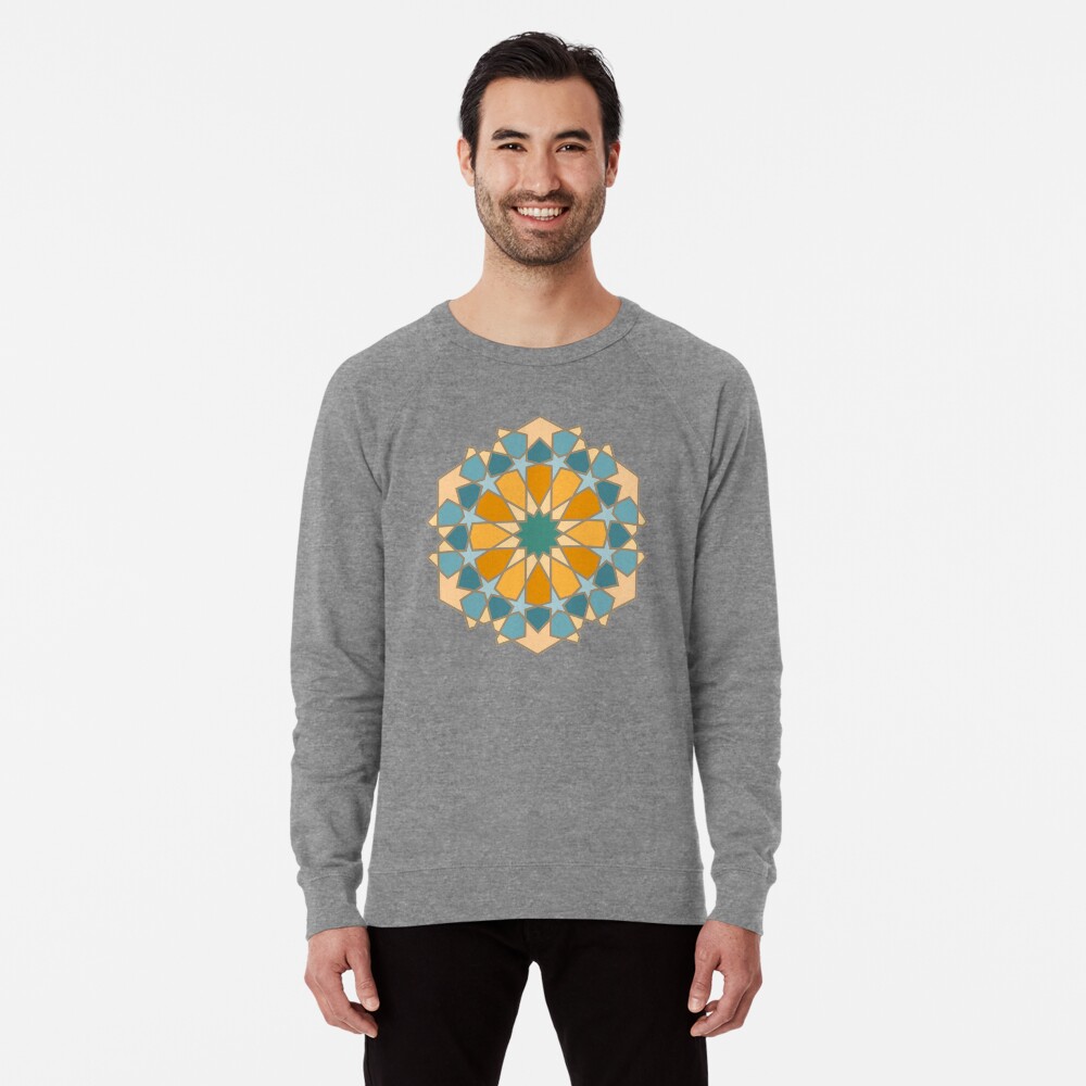 Geometric Pattern: Arabic Tiles: Lily Lightweight Sweatshirt