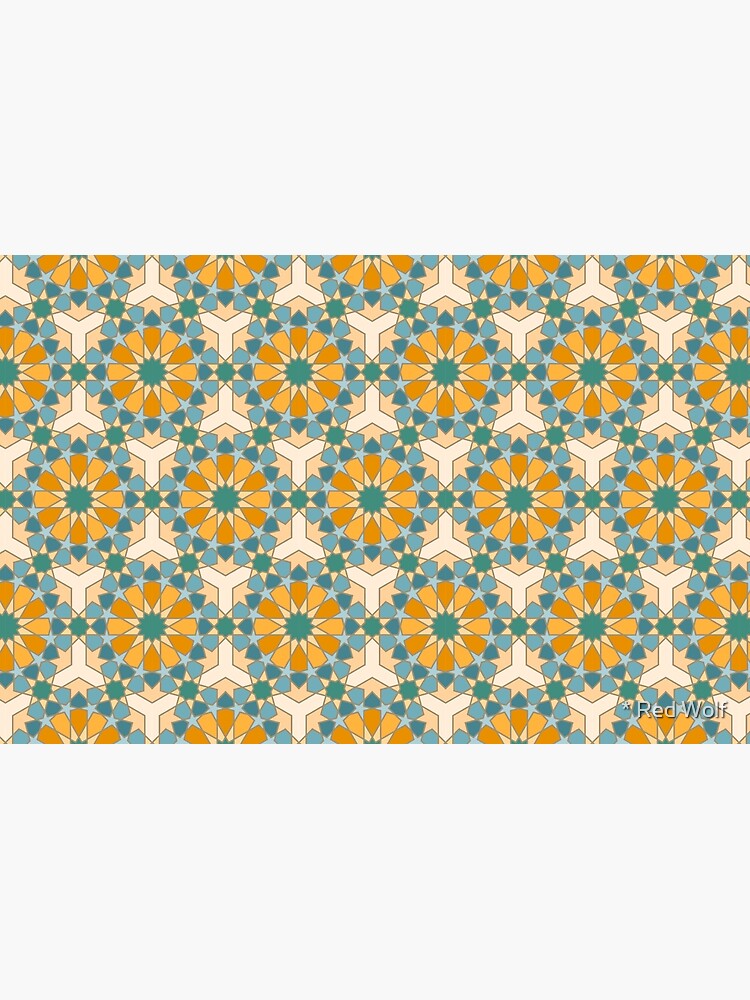 Geometric Pattern: Arabic Tiles: Lily by redwolfoz