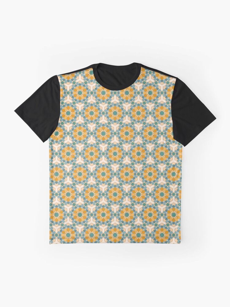 Alternate view of Geometric Pattern: Arabic Tiles: Lily Graphic T-Shirt