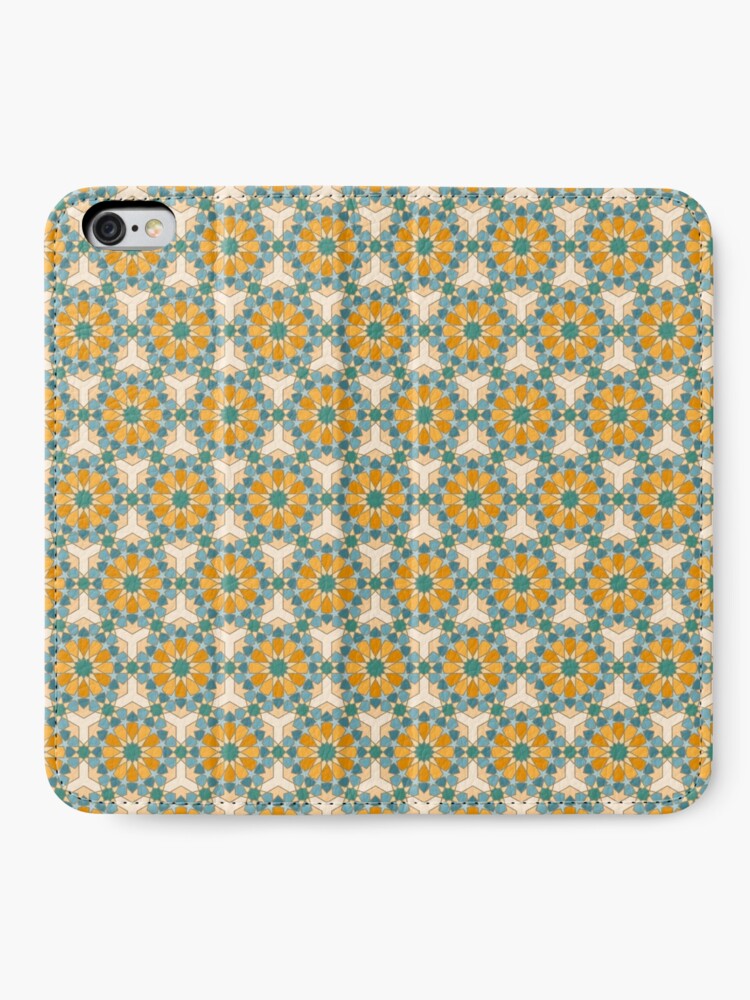 Alternate view of Geometric Pattern: Arabic Tiles: Lily iPhone Wallet