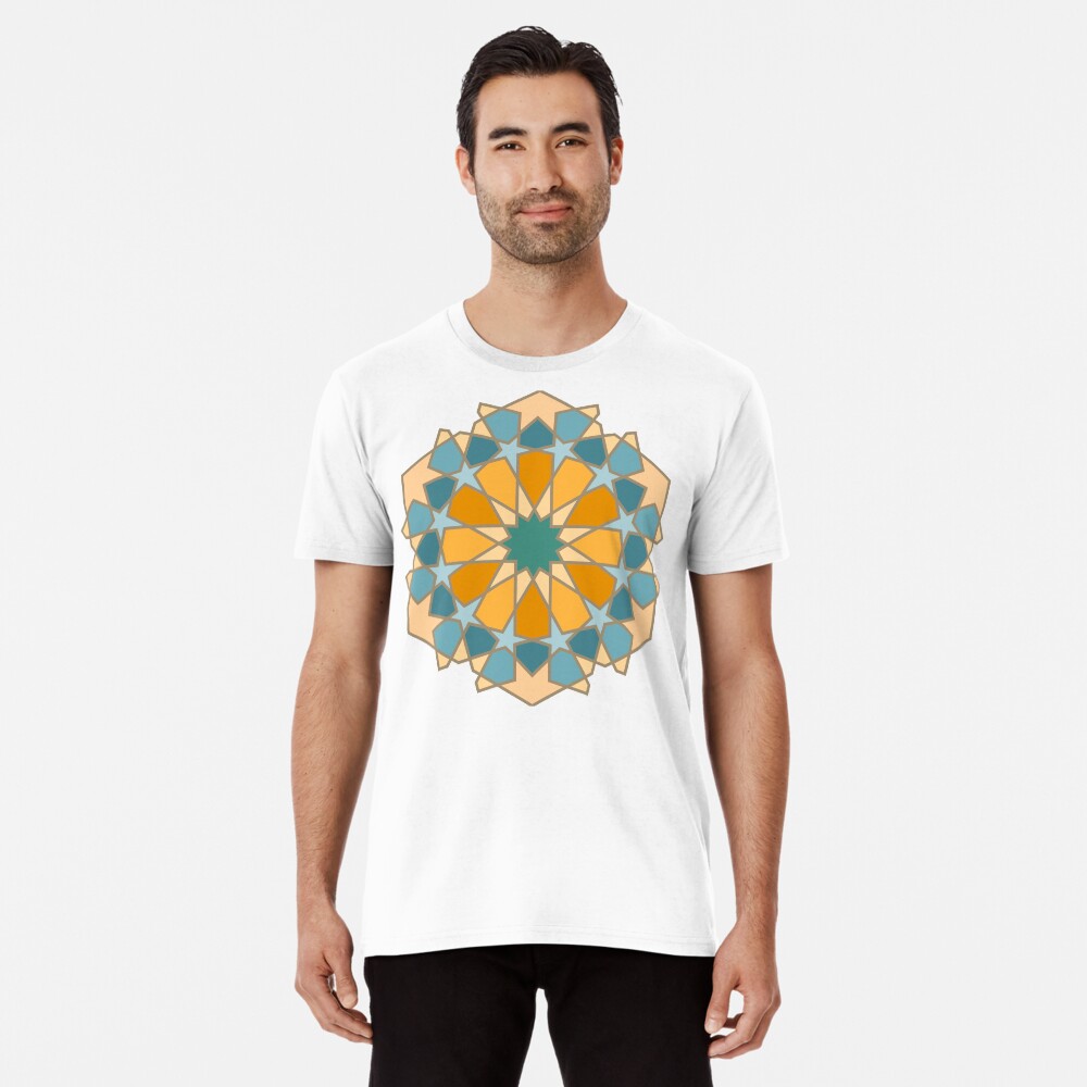 Geometric Pattern: Arabic Tiles: Lily Premium T-Shirt
