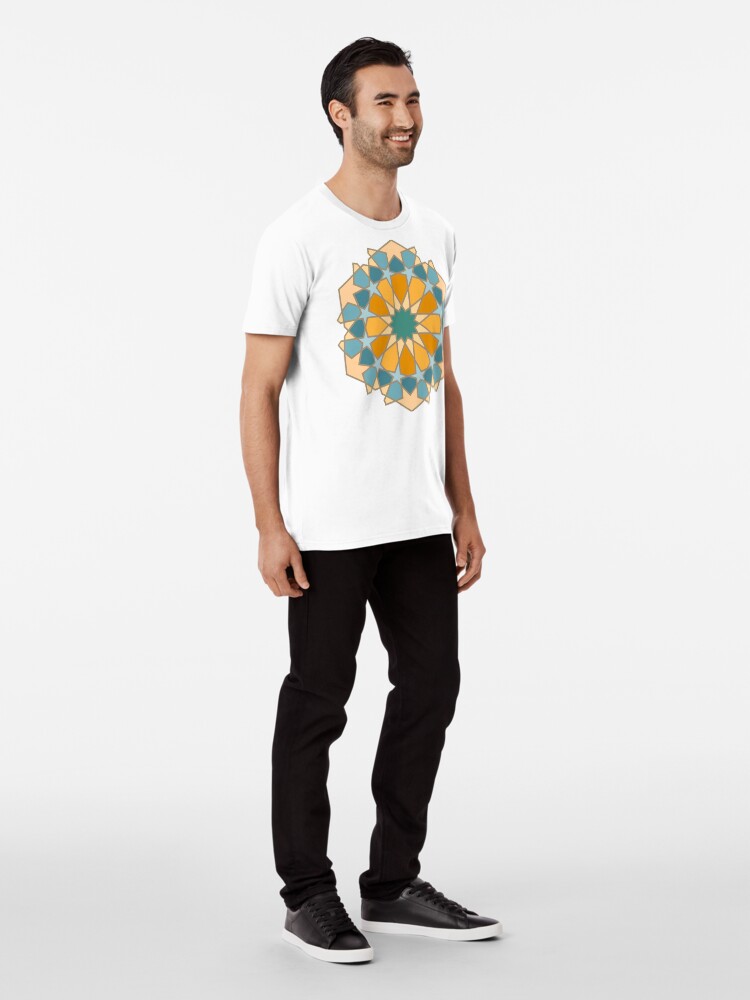 Alternate view of Geometric Pattern: Arabic Tiles: Lily Premium T-Shirt