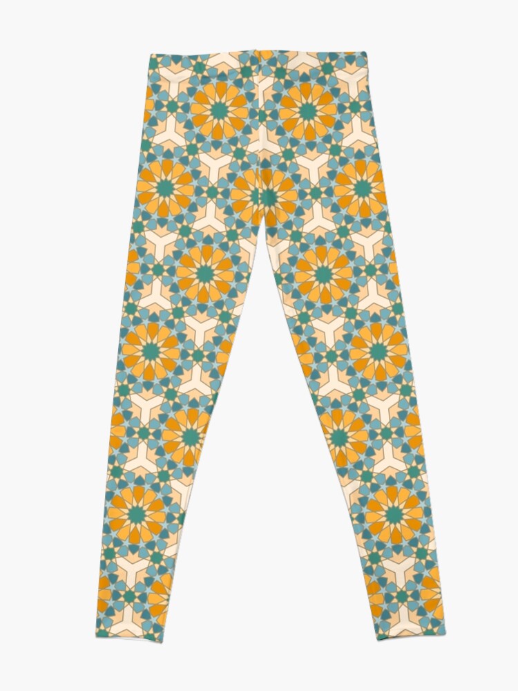 Alternate view of Geometric Pattern: Arabic Tiles: Lily Leggings