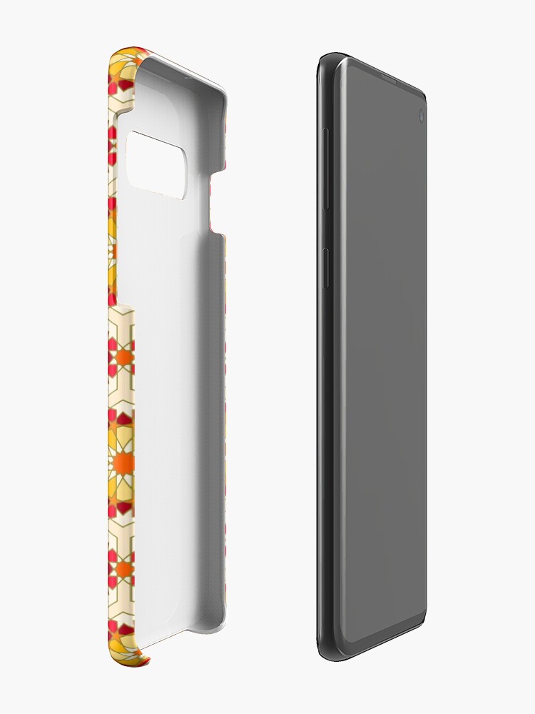 Alternate view of Geometric Pattern: Arabic Tiles: Sunset Case & Skin for Samsung Galaxy
