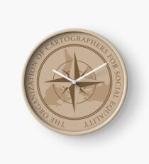 The Organization of Cartographers for Social Equality Clock