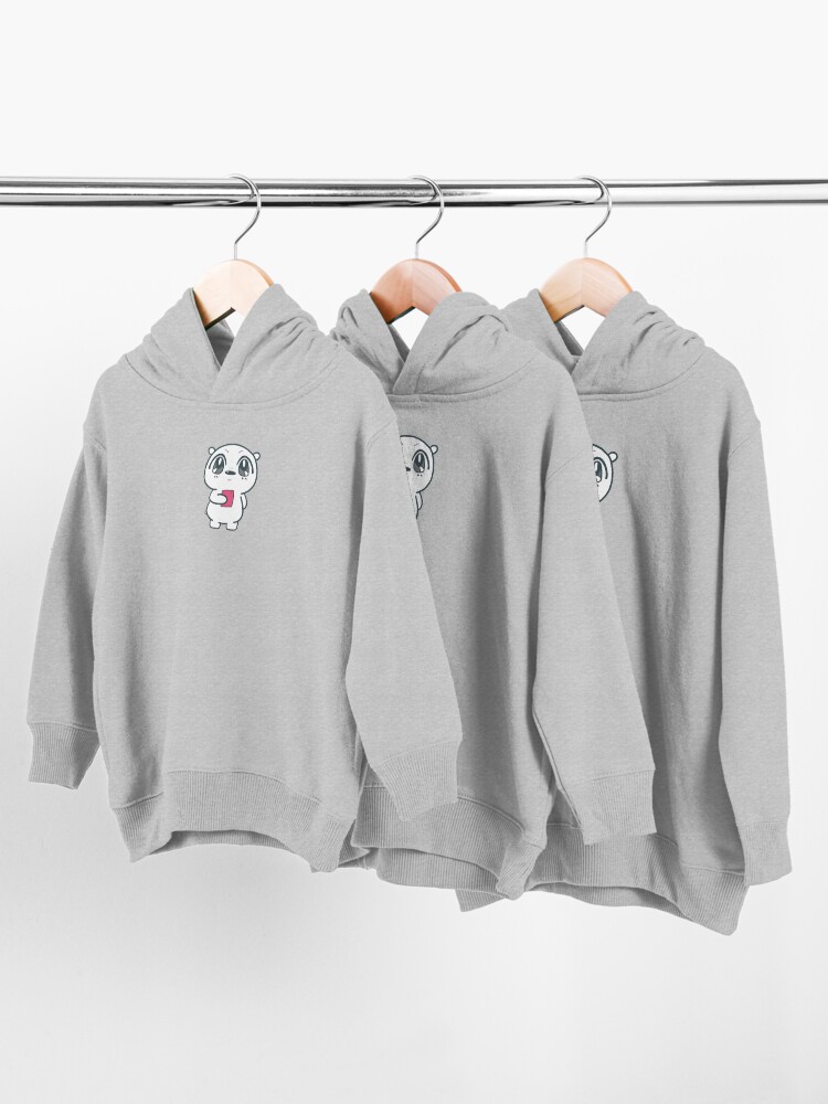 Alternate view of Cute We Bare Bears ice bear anime style Illustration Toddler Pullover Hoodie