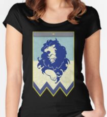 Fire Emblem 3 Houses: Blue Lions Banner Fitted Scoop T-Shirt