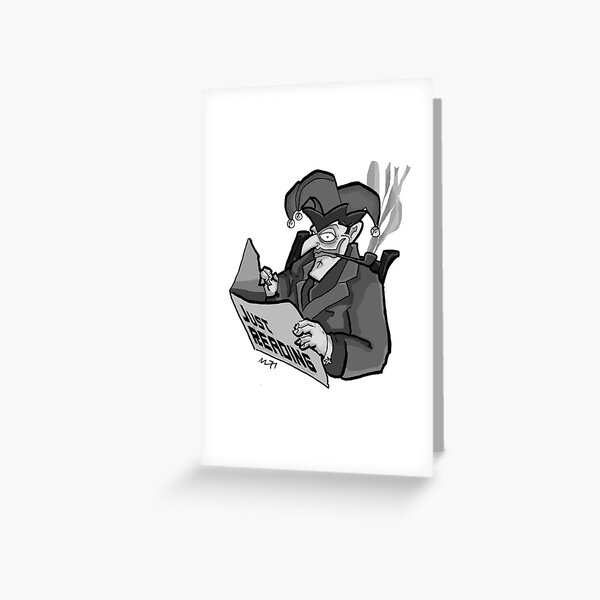 Pop: Just Reading Greeting Card