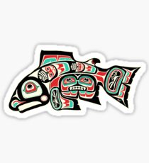Alaskan Salmon Sticker