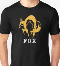 Metal Gear Solid - FOX +text Unisex T-Shirt