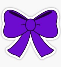 Violet Bow Sticker