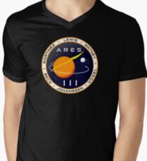 Camiseta de cuello en V Misión Ares 3 a Marte - El marciano