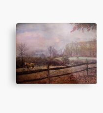 Edging Toward November Metal Print