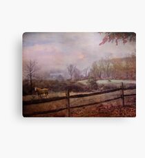 Edging Toward November Canvas Print