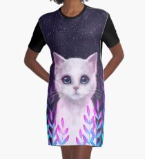 Glowy foliage Graphic T-Shirt Dress