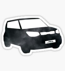Black Cloudy Soul Sticker