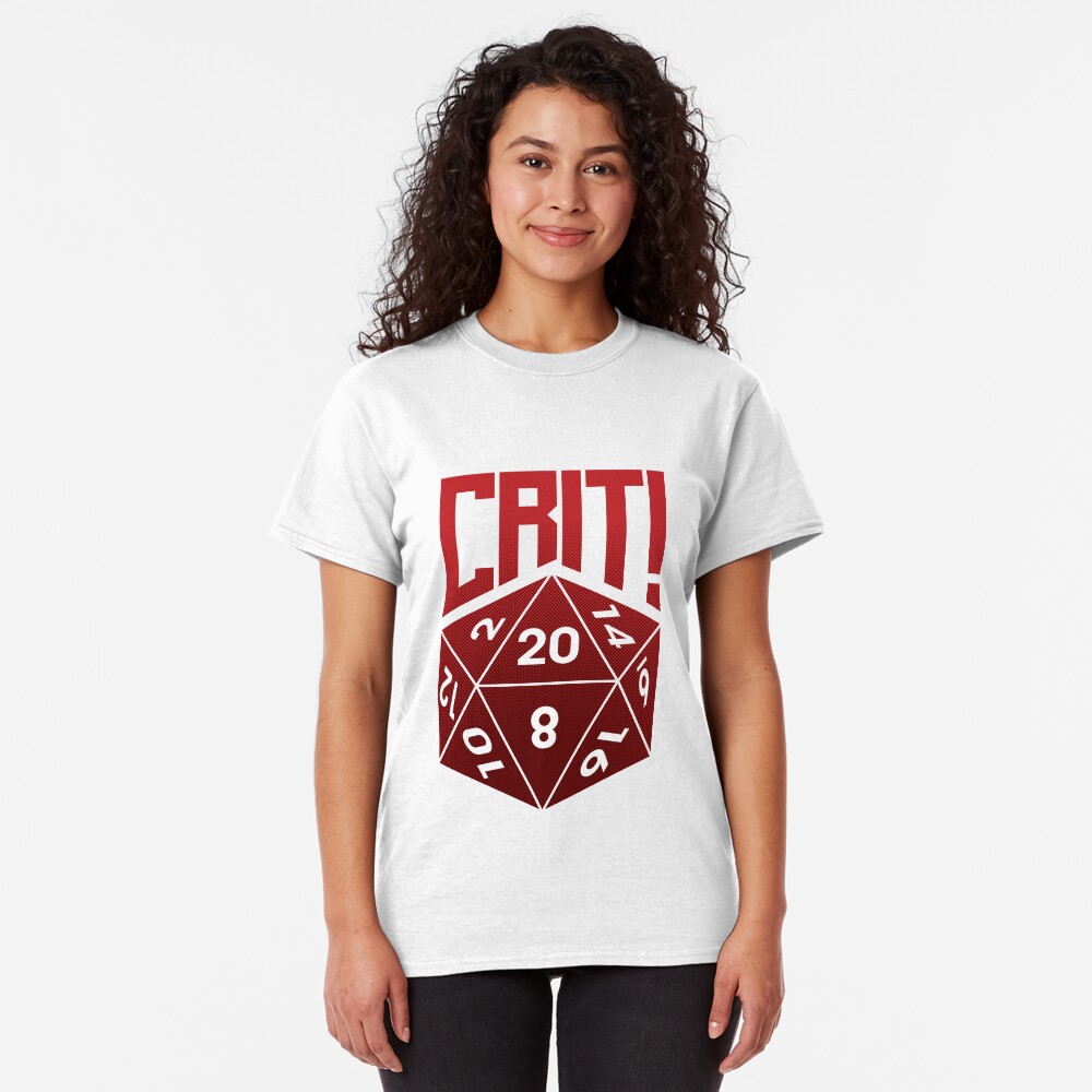 Crit Success - Red Classic T-Shirt