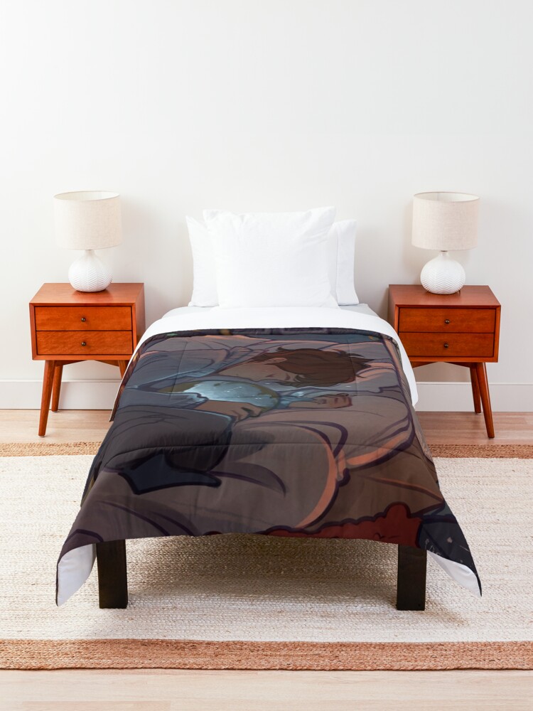 Alternate view of Blue Lips Comforter