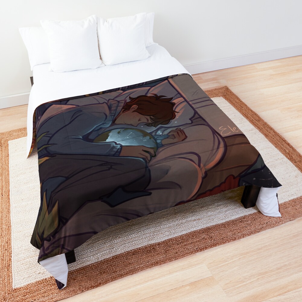 Blue Lips Comforter