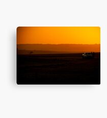 Work at Dusk Canvas Print